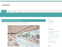 Tablet Screenshot of getstitched.com.au